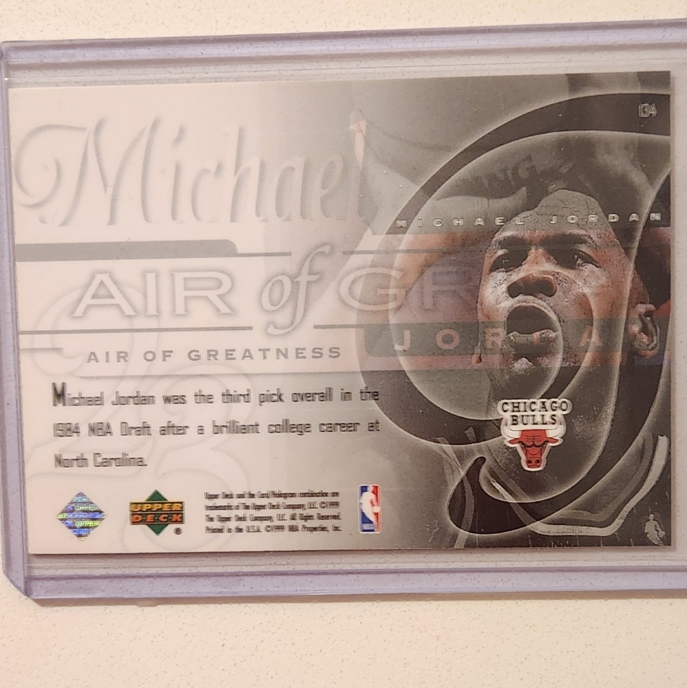 Michael Jordan Upper Deck Trading Card - Picture 2 of 2